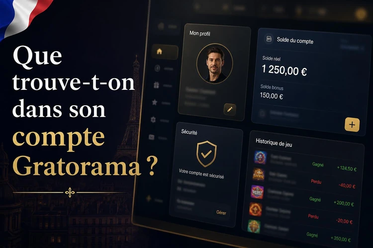 Que trouve-t-on dans son compte Gratorama?