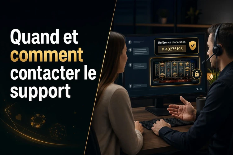 Quand et comment contacter le support